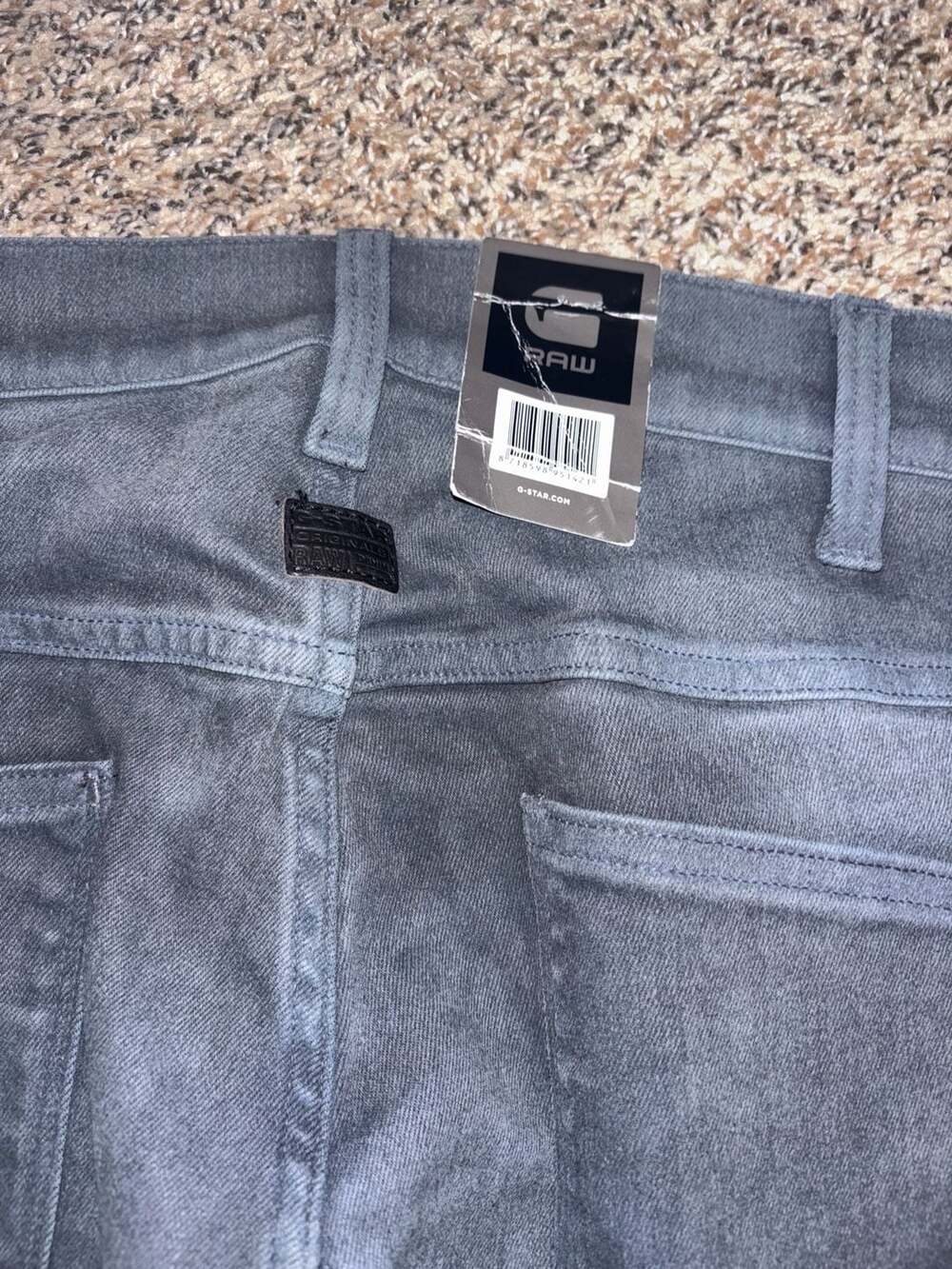 G-Star Raw 5620 3D Zip Knee Skinny Jeans Dk Aged Cobler W38 L34 New - Picture 9 of 9